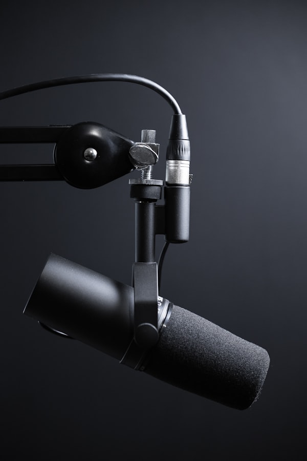 Configuration technique et microphones de podcast de luxe